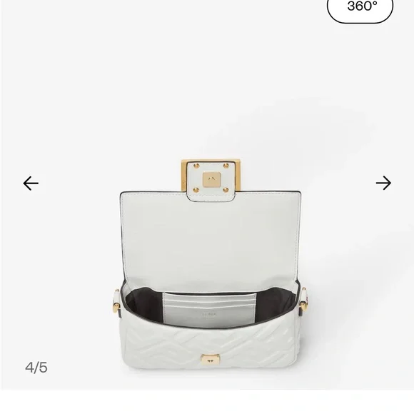 Fendi White Baguette Bag Mini - Picture 9 of 11